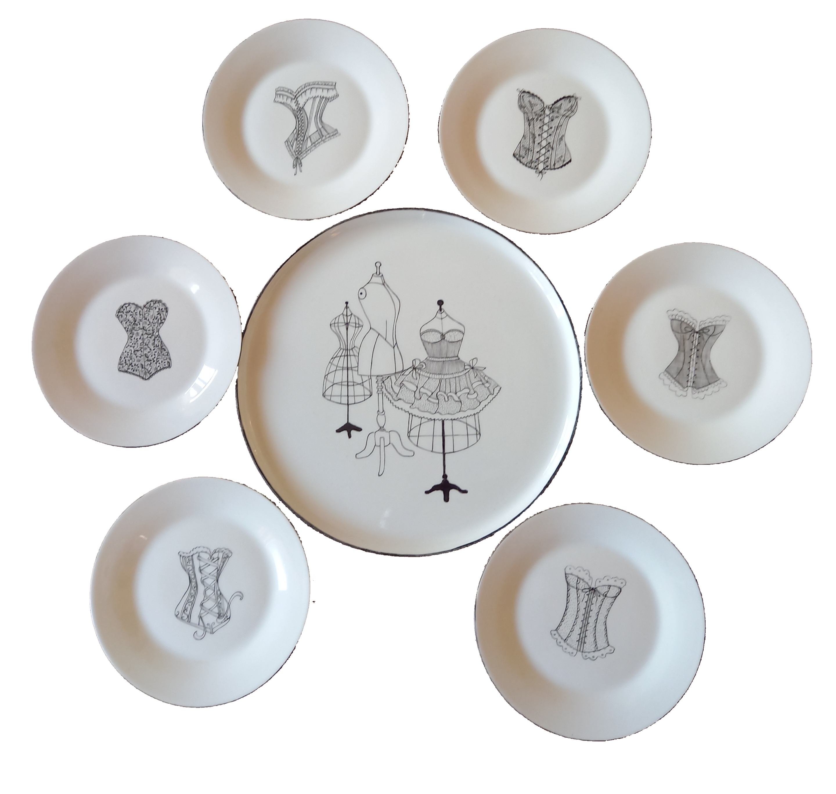 service a dessert service a dessert en porcelaine
